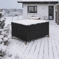 Waterproof Outdoor Furniture Cover 420D, 47"L x 22"W x 30"H Black O186