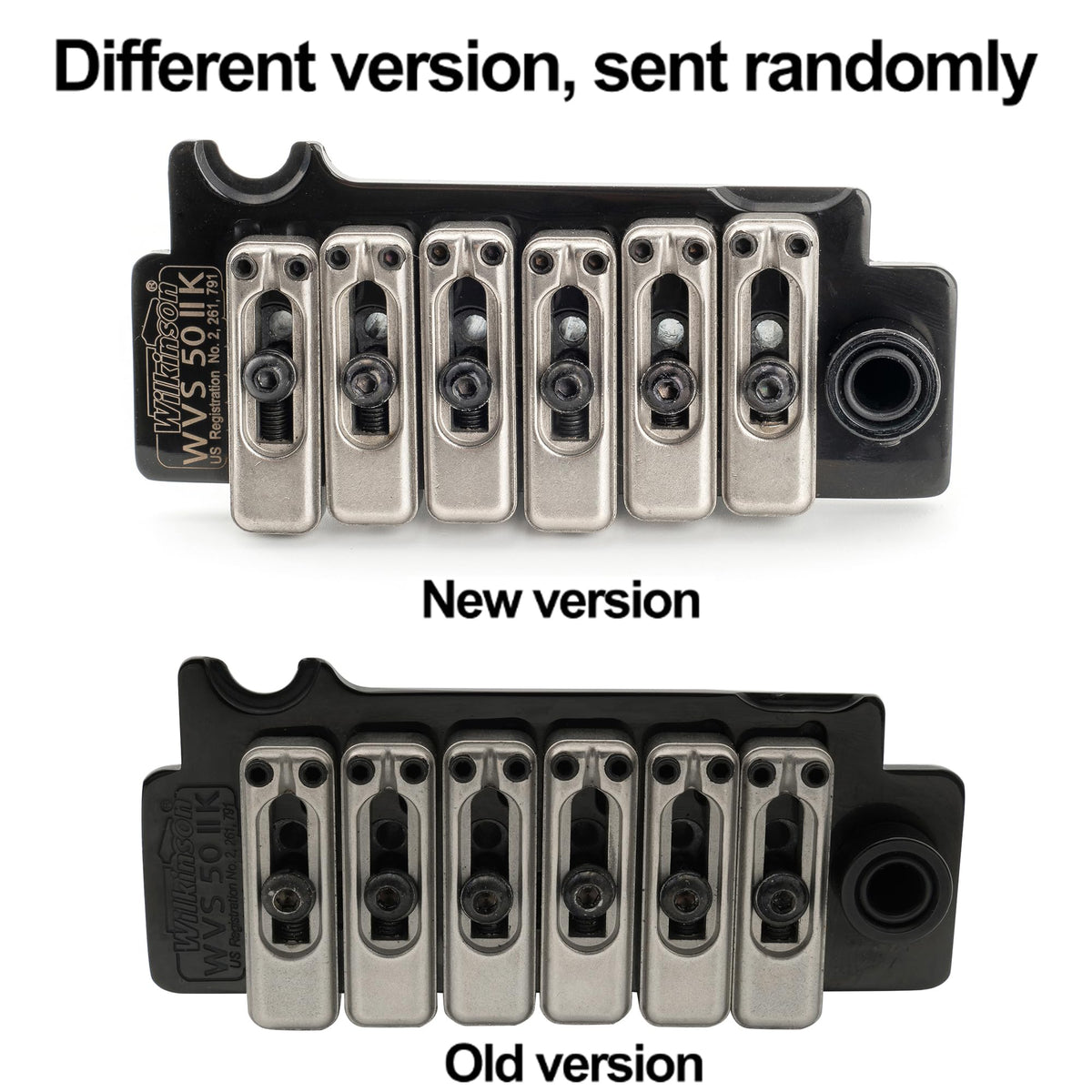Black 2-Point Electric Guitar Tremolo Bridge D796