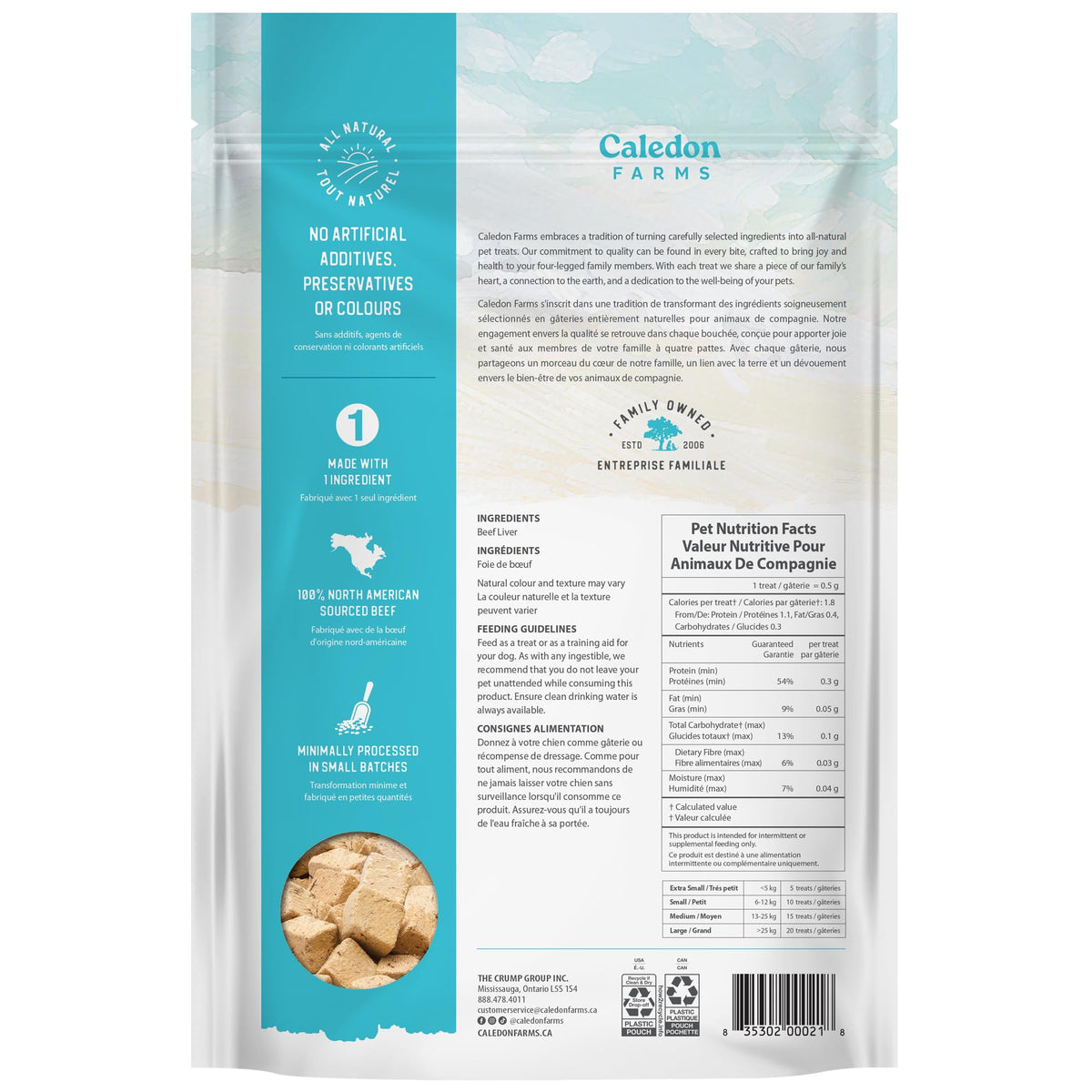 Freeze Dried Beef Liver Dog Treats, 5.3OZ C3018