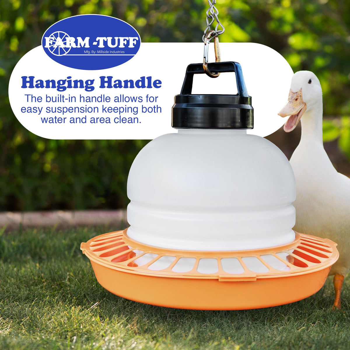 3 Gallon BPA-Free Plastic Poultry Waterer T107