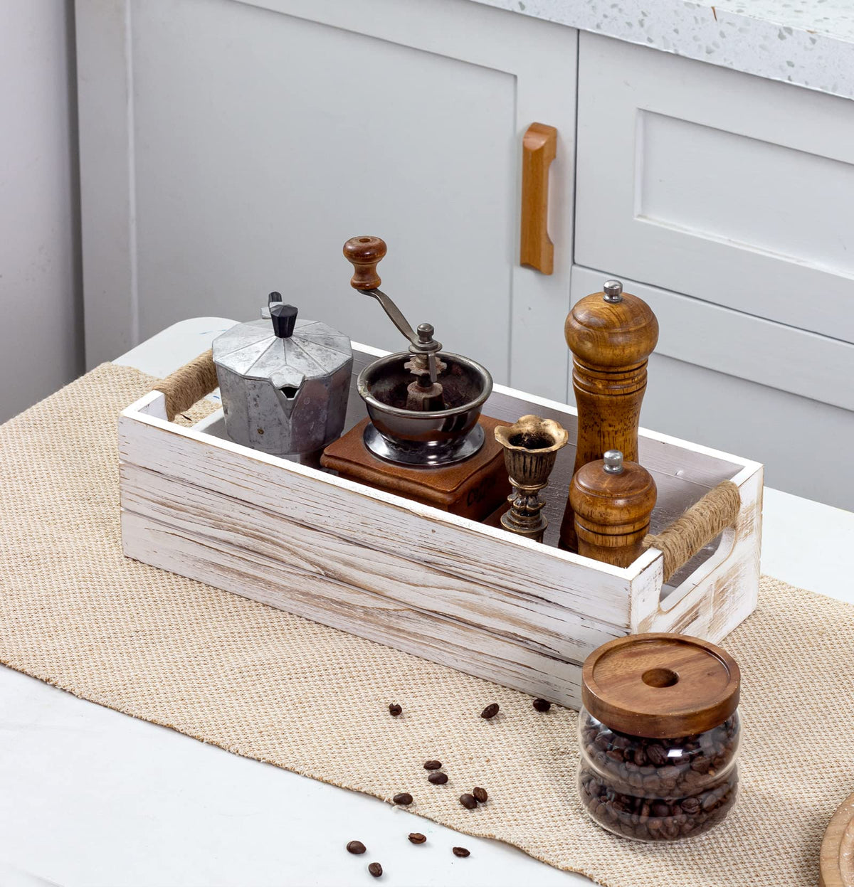 Rustic Wooden Toilet Paper Holder M968