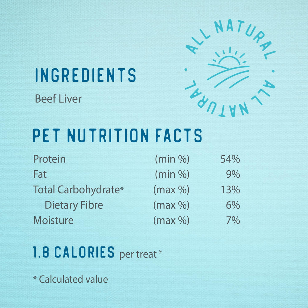 Freeze Dried Beef Liver Dog Treats, 5.3OZ C3018