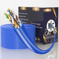 Cat6 Ethernet Cable 1000FT 23AWG Solid CCA Blue P8506