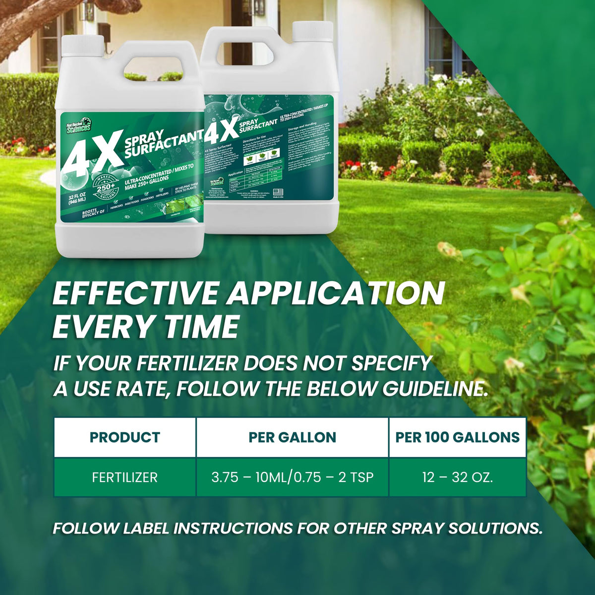 32oz 4X Non Ionic Surfactant Concentrated Wetting Agent N715