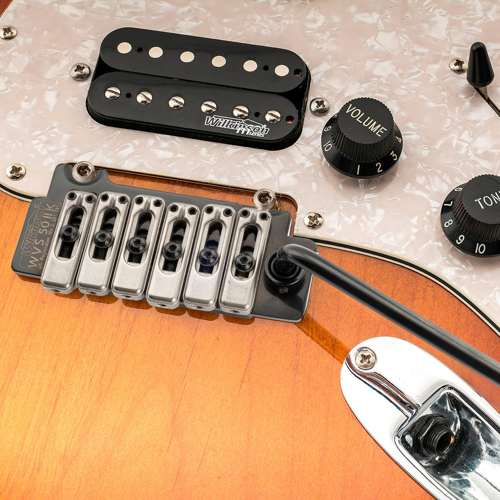 Black 2-Point Electric Guitar Tremolo Bridge D796