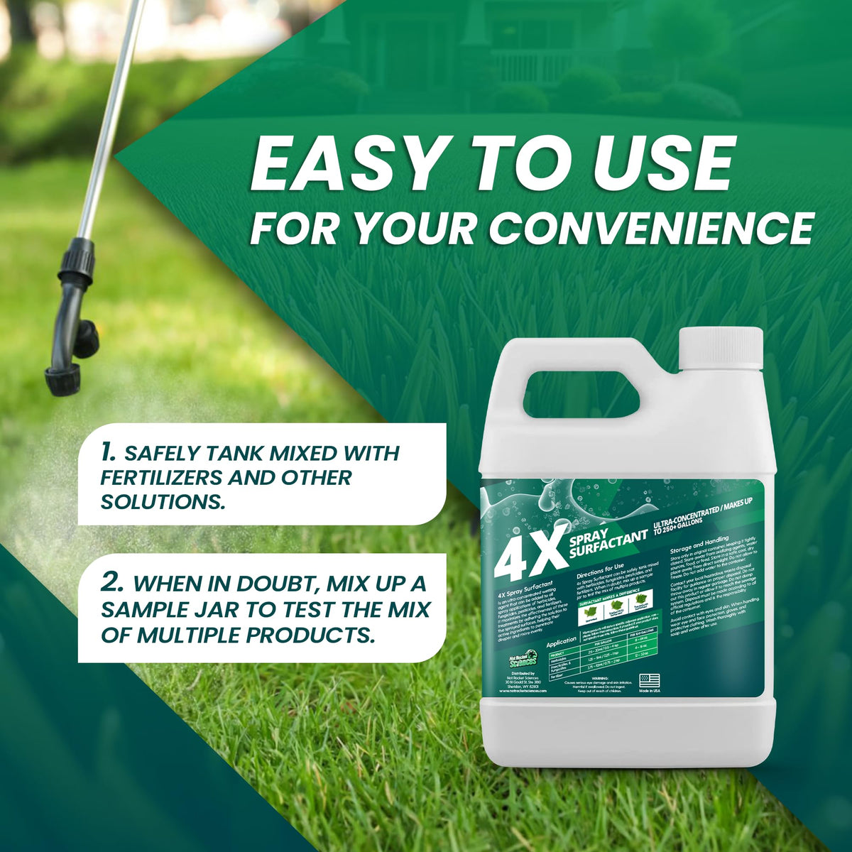 32oz 4X Non Ionic Surfactant Concentrated Wetting Agent N715