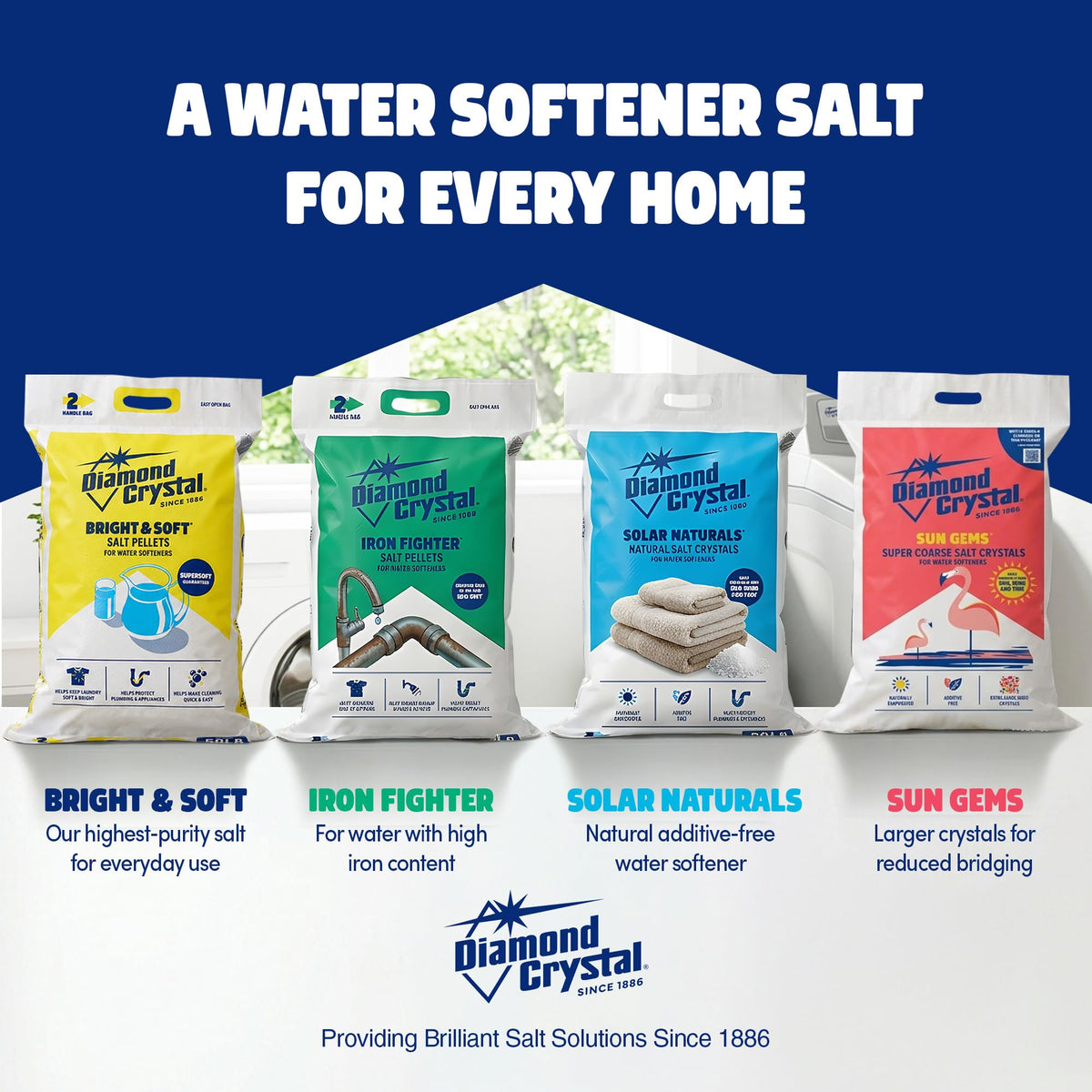 6 Pack Water Softener Salt Pellets, 40 lb G693481