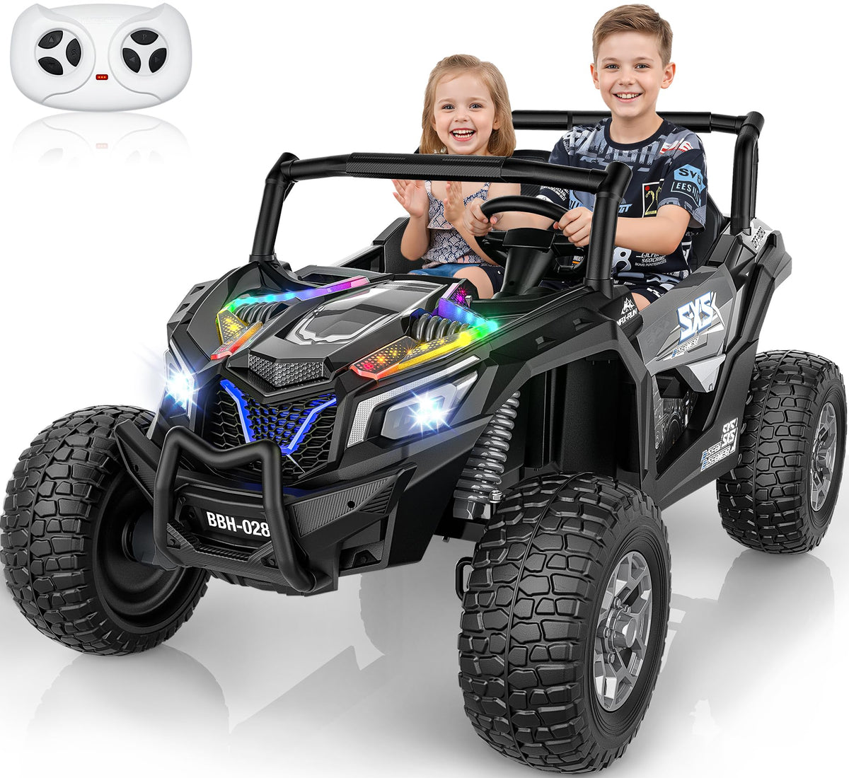 24V Ride on Toys for Big Kids 3-14, Black R6486