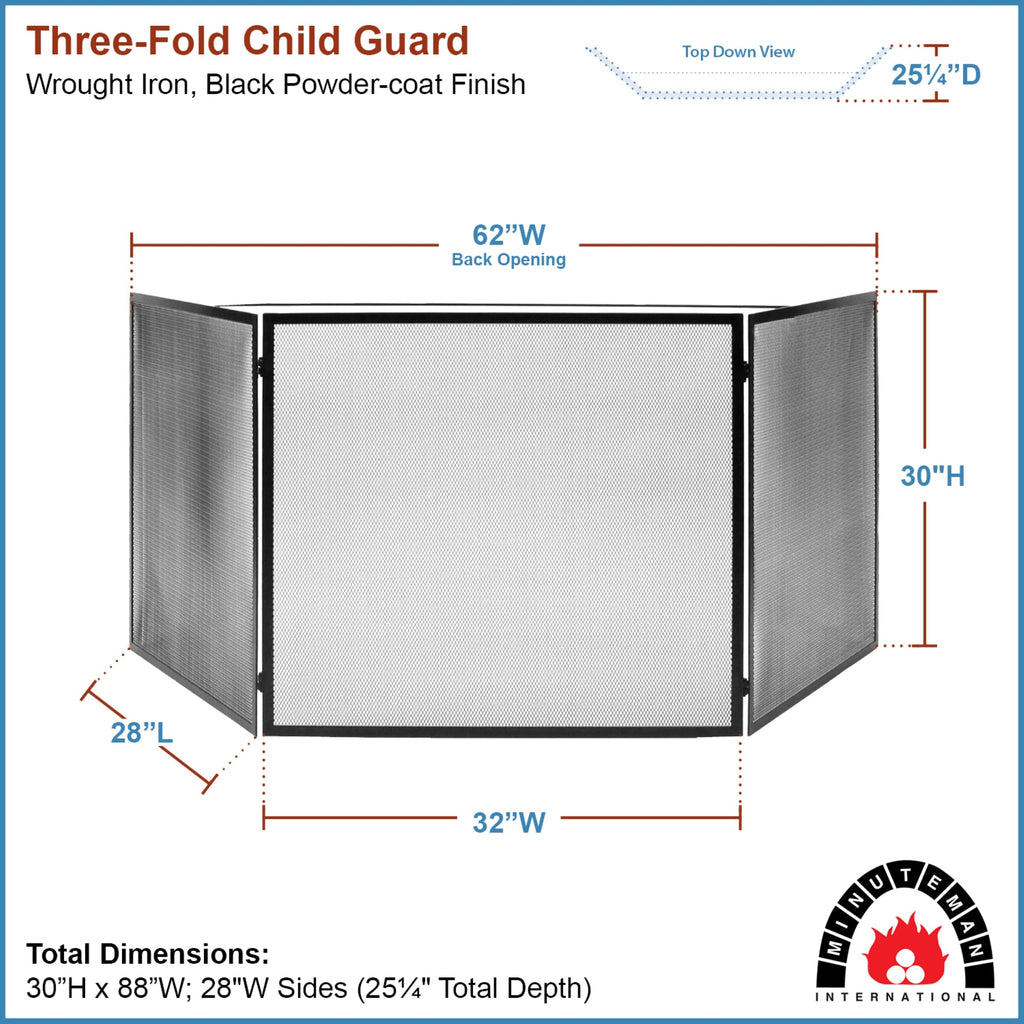 Three-Fold Child Guard for Wood and Pellet Stoves D723979