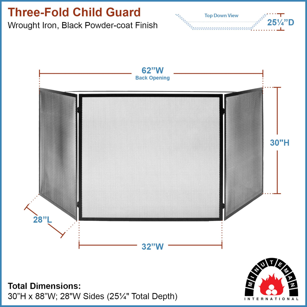 Three-Fold Child Guard for Wood and Pellet Stoves D723979