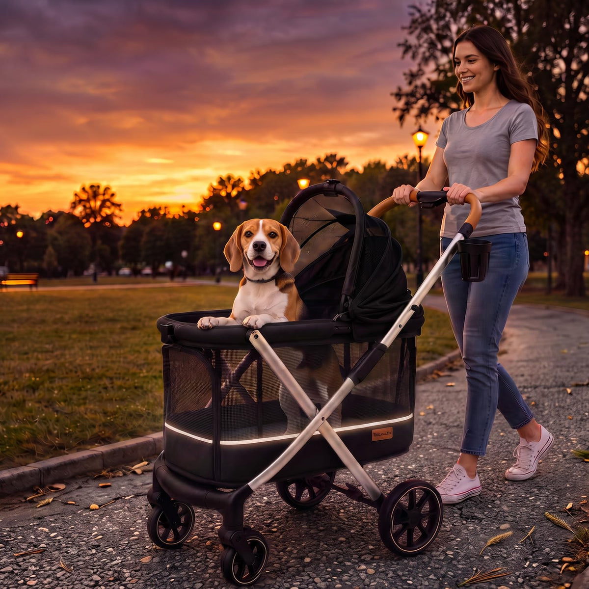 Lightweight Aluminum Dog Stroller M856767
