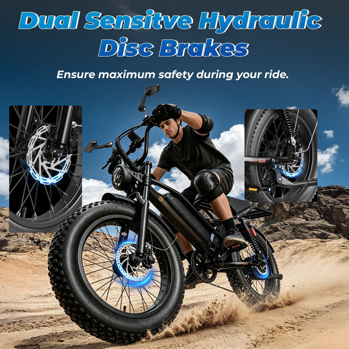 Electric Bike, 3000W Peak, 90 Miles & 38MPH Q37308