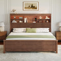Queen Size Bed Frame with 4 Storage Drawers L5300