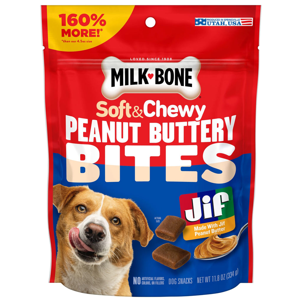 Soft & Chewy Peanut Buttery Dog Treats 11.8 Oz D3145