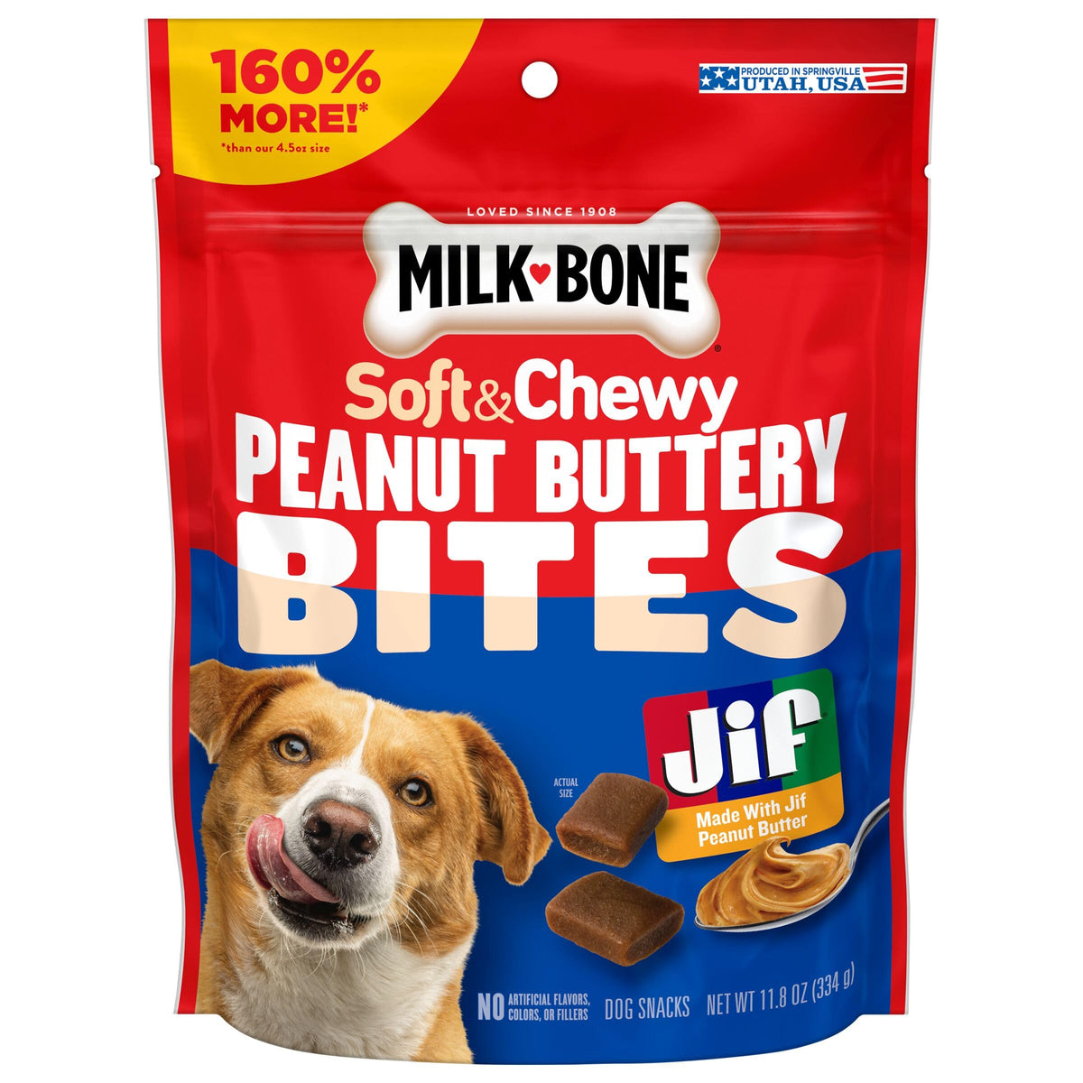 Soft & Chewy Peanut Buttery Dog Treats 11.8 Oz D3145
