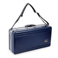 Textured Blue ABS Trumpet Case with Velvet Interior Z101