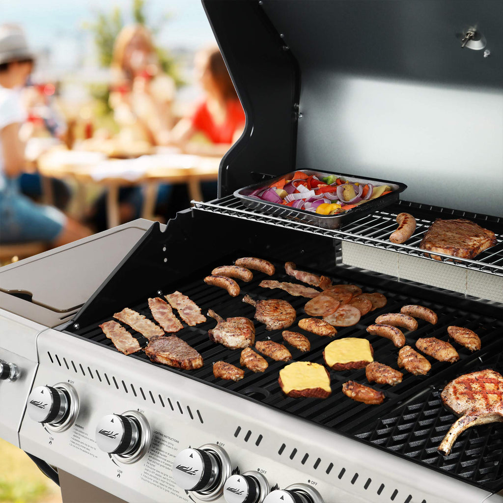 5-Burner Propane Gas Grill with Side Burner G397242