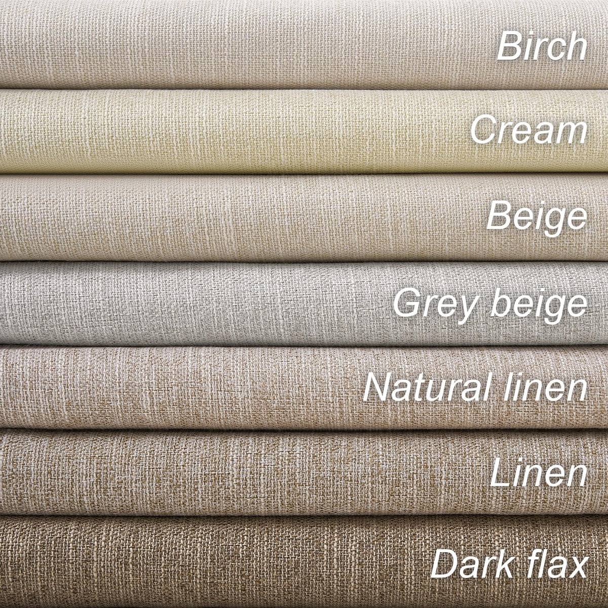 Cream Linen Blackout Curtains 84 Inch Pinch Pleat G18134