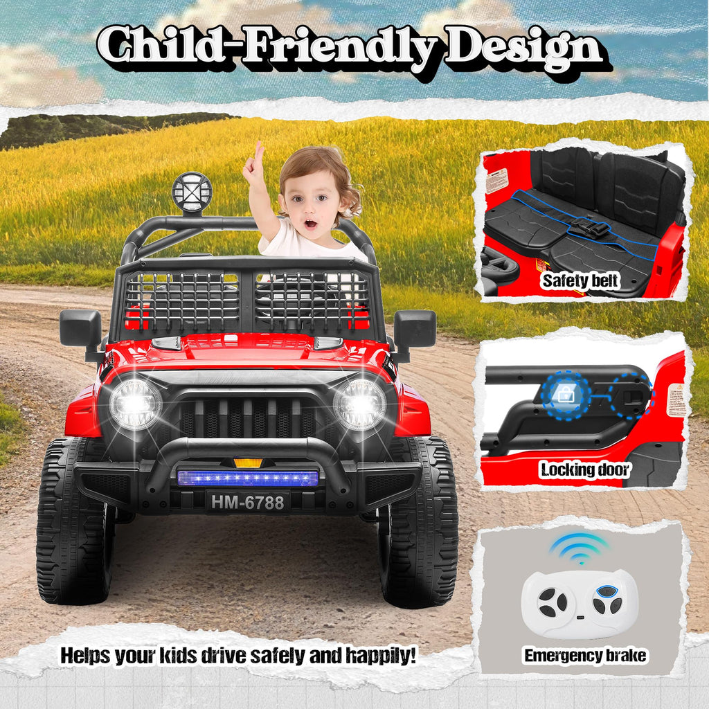 24V 2 Seater Ride on Car Truck M70949