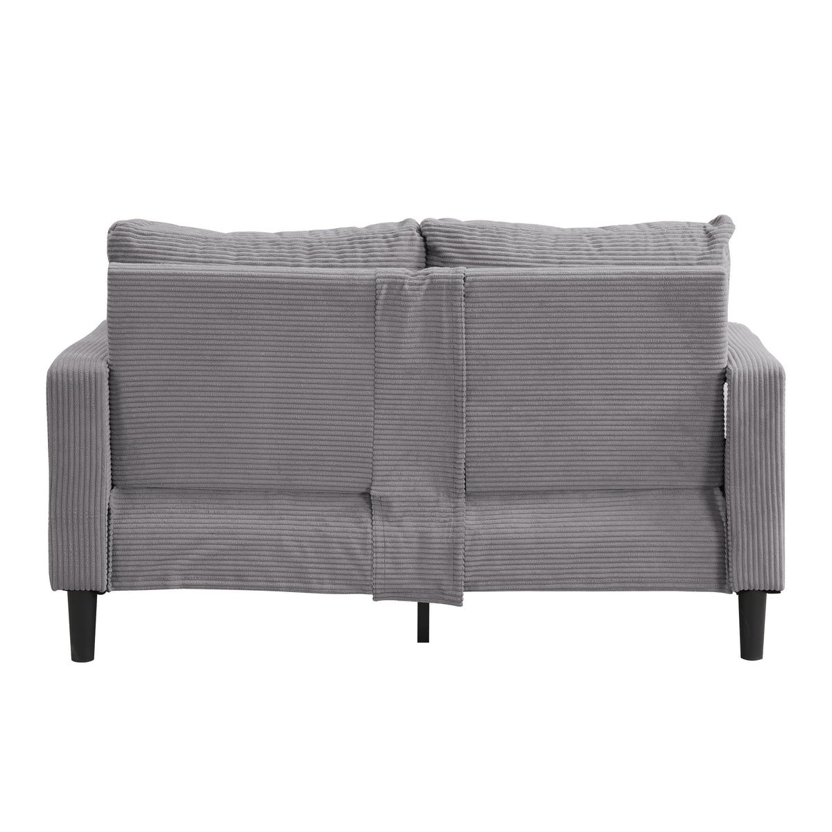 Small Space Saving Light Gray 2-Seat Upholstered Sofa P29661