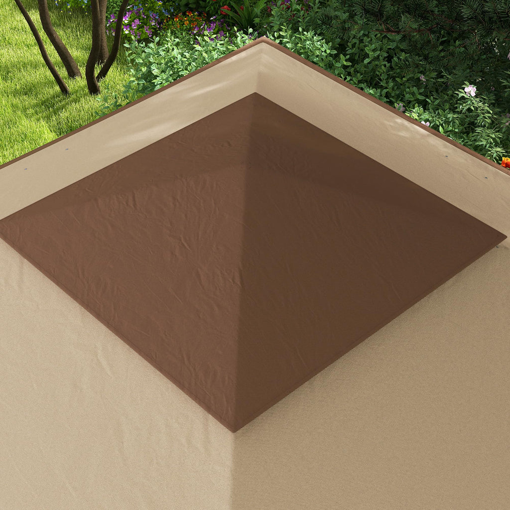 11' x 11' Pop Up Canopy with Removable Zipper Netting Z1917