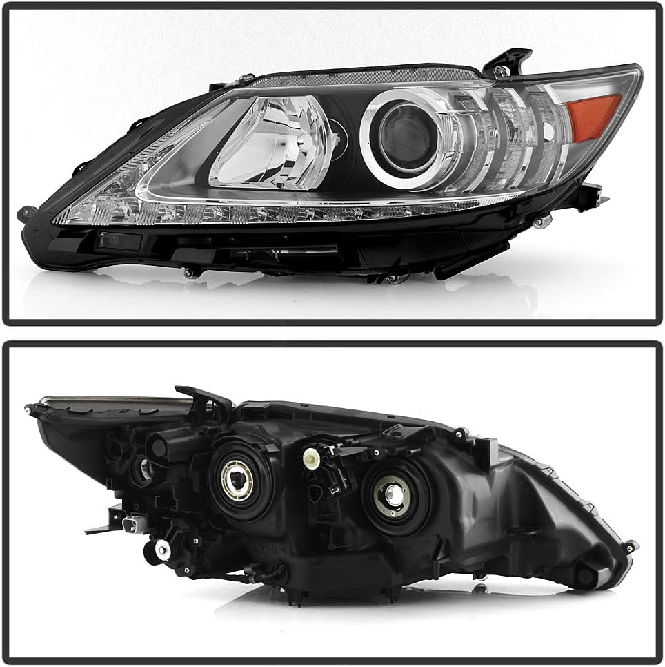 2013 2015 Lexus ES350 ES300h Halogen Projector LED DRL Headlight Assembly Driver Side T377